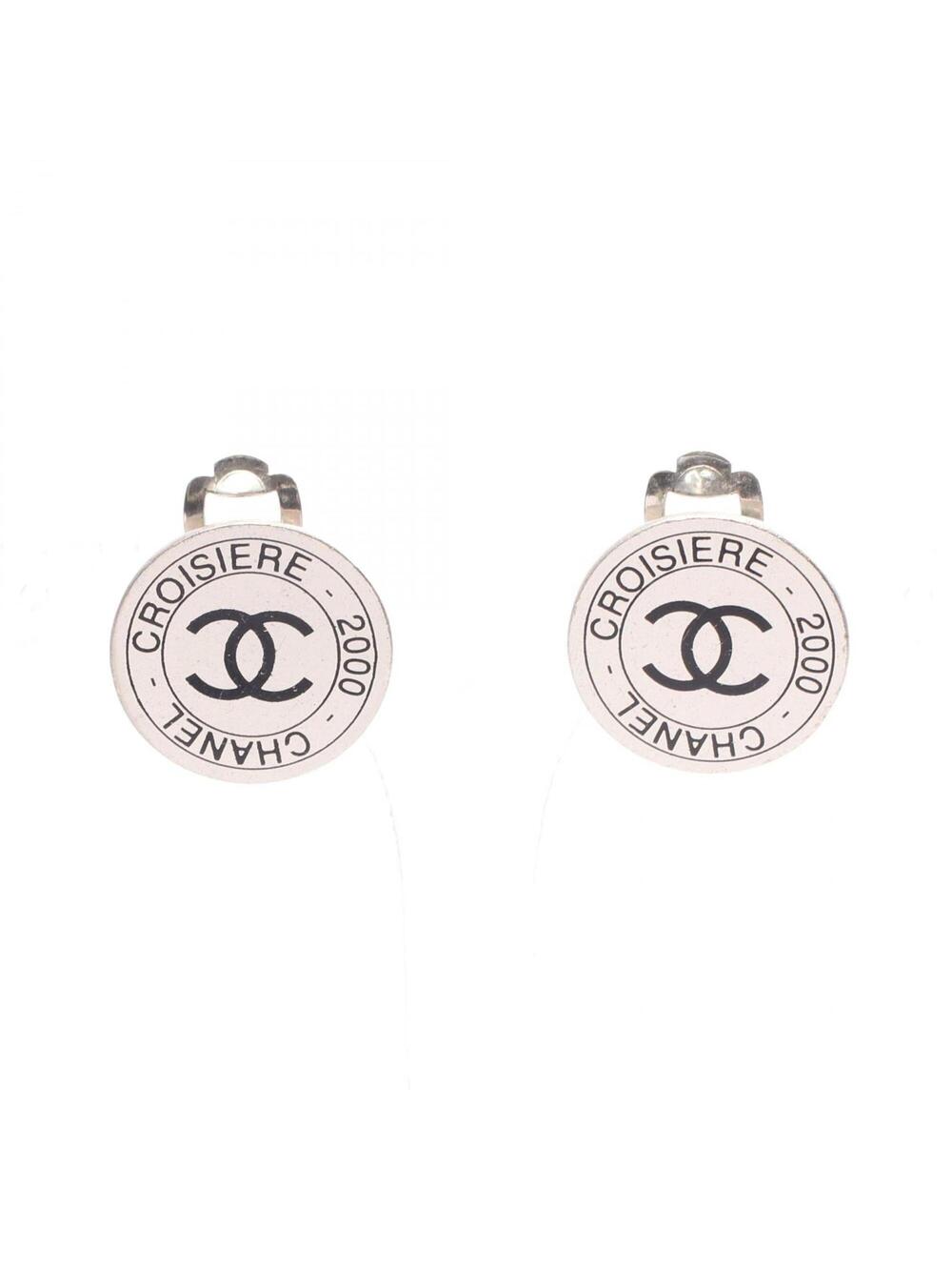 Chanel Cc Logo Circle Clip-On Earrings #371454C61B